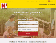 Tablet Screenshot of novasol.at