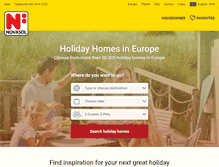 Tablet Screenshot of novasol.com