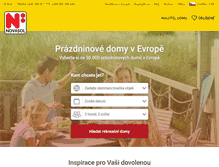 Tablet Screenshot of novasol.cz